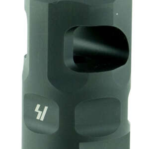 Strike Industries SAILCOMP Sail Comp  Black Steel with 1/2"-28 tpi Threads, 1.57" OAL & 0.26" Diameter for 223 Rem, 5.56x45mm NATO AR-Platform
