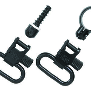 Uncle Mike's 13312 Full Band Swivel Set Quick Detach 115 CF Blued 1.25" Loop for Lever Action Winchester & Marlin