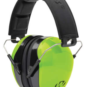 Walker's GWPDCPMHVG Advanced Protection Passive Muff 26 dB Over the Head Lime Green/Black Polymer