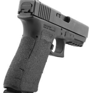 Talon Grips 384G Adhesive Grip  Glock Gen5 19/23/25/32/38/44 w/Large Backstrap, Black Textured Granulate