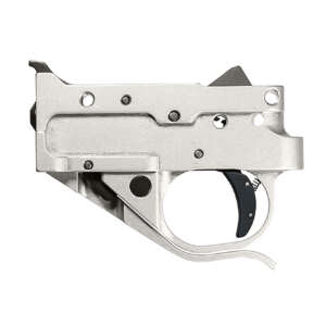 Timney Triggers 10221C16 Replacement Trigger  Single-Stage Curved Trigger with 2.75 lbs Draw Weight & Silver/Black Finish for Ruger 10/22