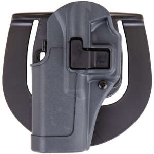 Blackhawk 413513BKL Serpa CQC Sportster OWB Size 13 Gun Metal Gray Polymer Paddle Compatible w/Glock 20/21/37/S&W M&P  Left Hand