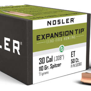 Nosler 59380 E-Tip  30Cal 110gr Spitzer 50/Box
