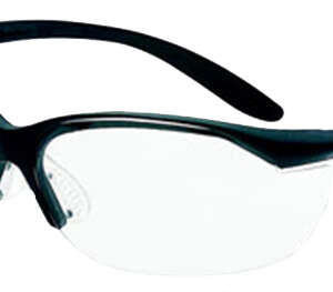 Howard Leight R01535 Uvex Vapor II Shooting Glasses Adult Clear Lens Anti-Fog Polycarbonate Black Frame