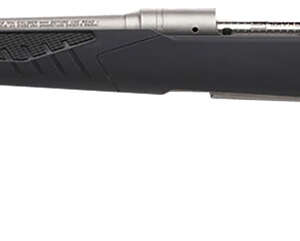 Savage Arms 57085 110 Storm Full Size 223 Rem 4+1 22" Matte Button-Rifled Barrel, Matte Drilled & Tapped Stainless Steel Receiver, AccuStock Matte Gray Synthetic Stock, Left Hand