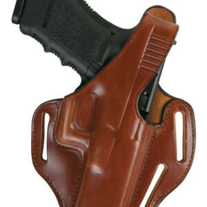 Bianchi 24116 77 Piranha  OWB Size 01 Tan Leather Belt Slide Fits S&W J Frame Right Hand