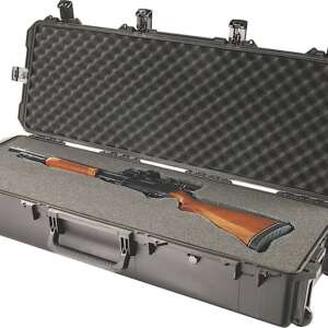 Pelican IM3220X0001 Storm Long Case 44" Black HPX Resin 2 gun w/Wheels