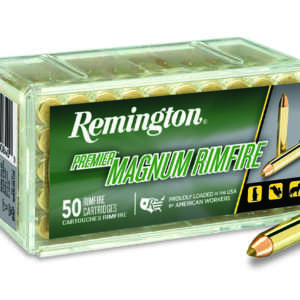 Remington Ammunition 28464 Premier Magnum Rimfire 17HMR 17gr AccuTip V 50 Per Box/40 Case