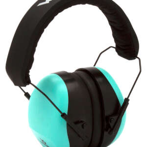 Pyramex VGPM8063C Venture Gear V80 Muff Foam 26 dB 32 dB Over the Head Orange Black/Teal Adult 1 Pair