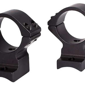 Talley 94X725 Scope Mount/Ring Combo  Extended Black Anodized 1" Tube Savage Round Receiver with AccuTrigger (110 Series/A17/A22) Medium Rings