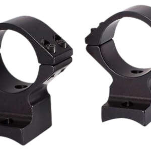 Talley 930702 Scope Mount/Ring Combo  Black Anodized 1" Tube Winchester Model 70 Low Rings