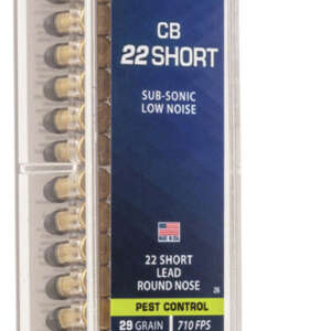 CCI 0026 Specialty CB Pest Control 22Short 29gr Lead Round Nose 100 Per Box/50 Case
