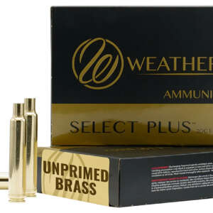 Weatherby BRASS340 Unprimed Cases  340WthbyMag Rifle Brass 20/Box