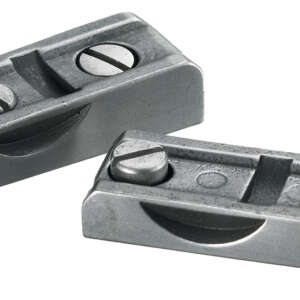 Ruger 90004 Scope Base Set Black Steel Fits Ruger No. 3/Ruger No. 1 Varminter