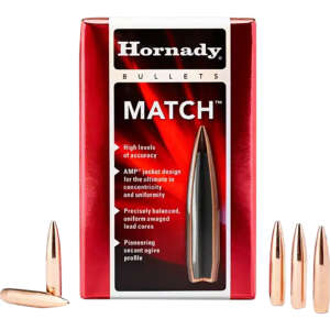 Hornady 27200 Match  270 Cal .277 110 gr Hollow Point Boat Tail 100 Per Box/ 25 Case