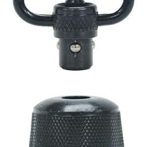 GrovTec US Inc GTSW296 Mag Cap  Shotgun 1" Push Button Black Oxide Remington 870 Express 12 Gauge Steel