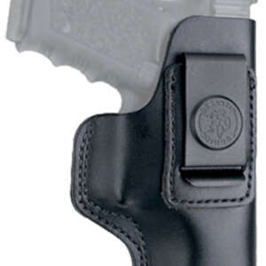 DeSantis Gunhide 031BA85Z0 Insider  IWB Black Leather Belt Clip Fits 1911 4-5" Barrel Right Hand