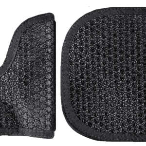 DeSantis Gunhide M44BJ02Z0 Super Fly  Pocket Black Rubberized Fabric Pocket Fits S&W J Frame Ambidextrous