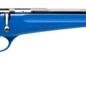 Savage Arms 13785 Rascal  Youth 22 LR 1rd 16.13" Matte Black Sporter Barrel, Matte Black Carbon Steel Receiver, Blue Fixed Synthetic Stock, Right Hand