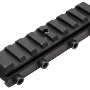 TruGlo TG8953B 3/8 In.  to Picatinny Mounting Adapter  Matte Black Anodized