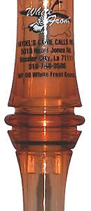 Haydel's Game Calls WF00 White Front  Open Call Specklebelly Sounds Attracts Geese Brown Acrylic