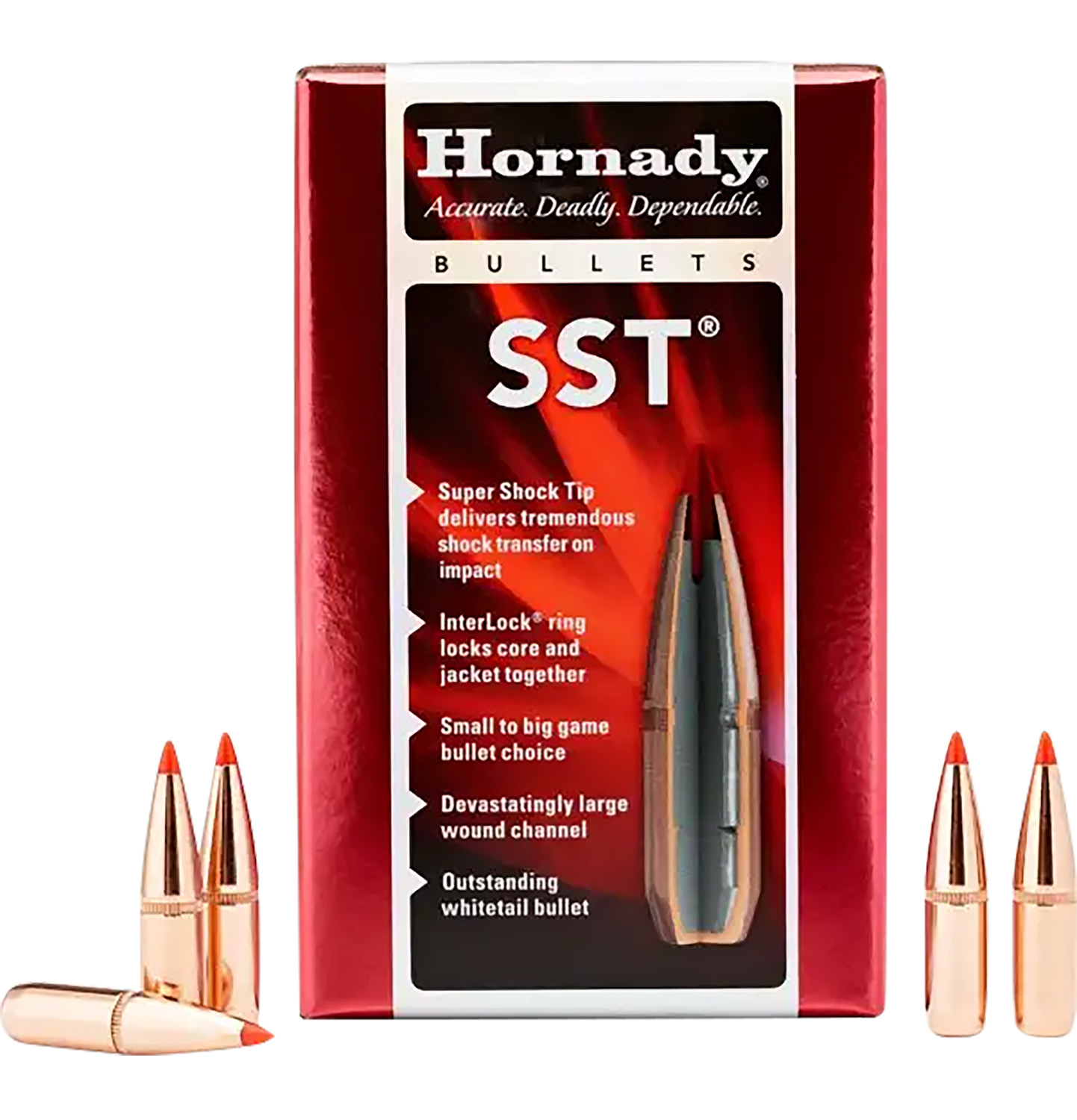 Hornady 3019 SST 30 Cal .308 125 gr Super Shock Tip 100 Per Box/ 25 Case