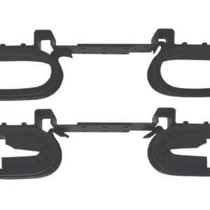 Rugged Gear 10075 Gun Rack Overhead Black Steel Holds 2 Rifle/Shotgun
