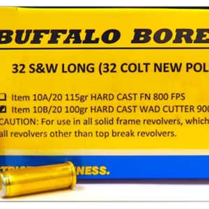 Buffalo Bore Ammunition 3G20 Buffalo-Barnes Strictly Business 45Colt +P 225gr Barnes VOR-TX XPB Lead Free 20 Per Box/12 Case