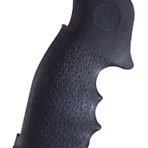 Hogue 66000 Monogrip Finger Grooves Black Rubber Fits Taurus Medium/Large Frame with Square Butt