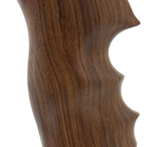 Hogue 80300 Fancy Hardwood  Brown Pau Ferro Hardwood with Finger Grooves for Ruger GP100, Super Redhawk