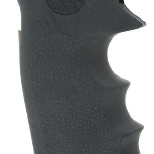 Hogue 47000 Monogrip Finger Grooves Black Rubber with Finger Grooves for Colt King Cobra, Anaconda