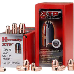 Hornady 35571 XTP  9mm .355 124 gr Hollow Point 100 Per Box/ 25 Case
