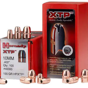 Hornady 44050 XTP  44 Cal .430 180 gr Hollow Point 100 Per Box/ 15 Case