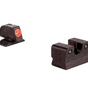 Trijicon 600619 HD Night Sights  Green/Tritium Orange Outline Front Sight-Green Tritium Black Outline Rear Sight Beretta 92A1/96A1