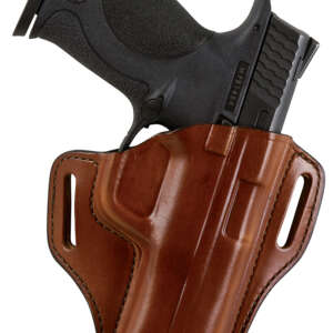 Bianchi 25052 57 Remedy  OWB Size 01 Tan Leather Belt Slide Fits S&W J Frame Fits S&W 36 Fits S&W 640 Right Hand