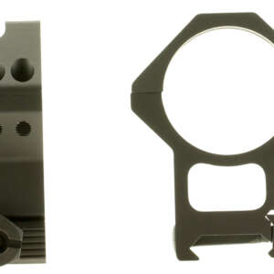 Weaver Mounts 99686 Six-Hole Skeleton Rings  Matte Black 34mm Extra Extra High