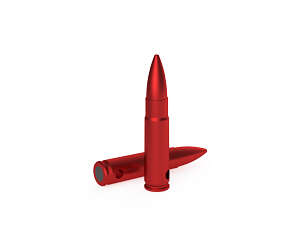 B/C DURA CAP TRAINING 300BLK 6PK RED