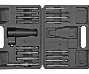 BSA BORESIGHTER KIT W/ ADJ ARBOR BLK