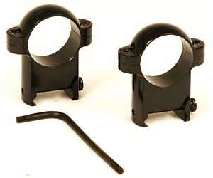 BURRIS HIGH 1" ZEE RINGS BLK