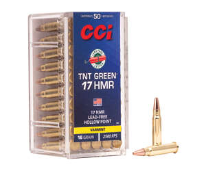CCI 17HMR 16GR TNT GREEN 50/2000