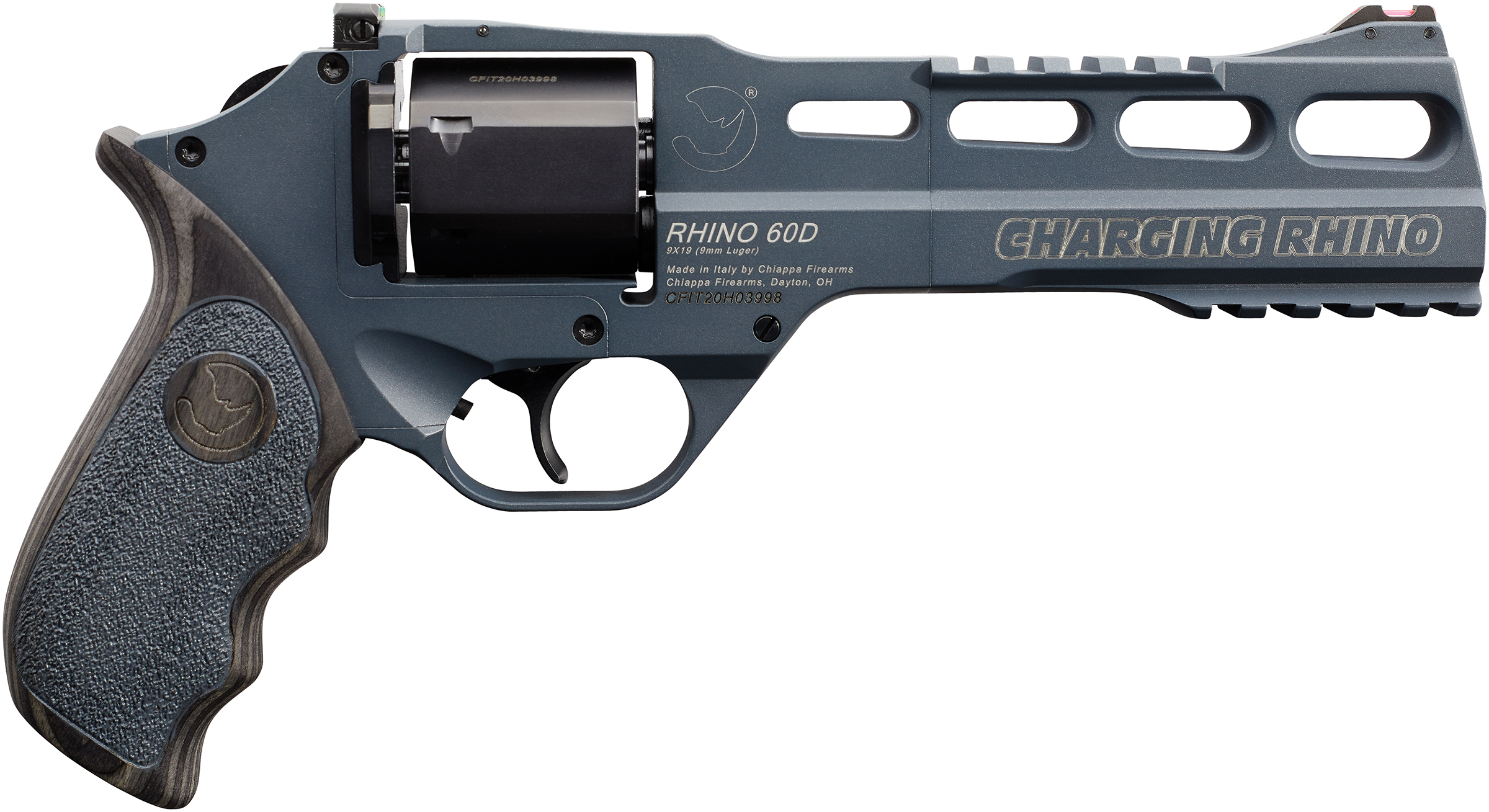 CHIAPPA CHARGING RHINO 60D GEN II 9MM 6 GRY