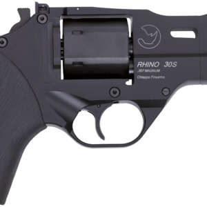 CHIAPPA RHINO 30SAR 3 357MAG BLK RUBBER GRIP