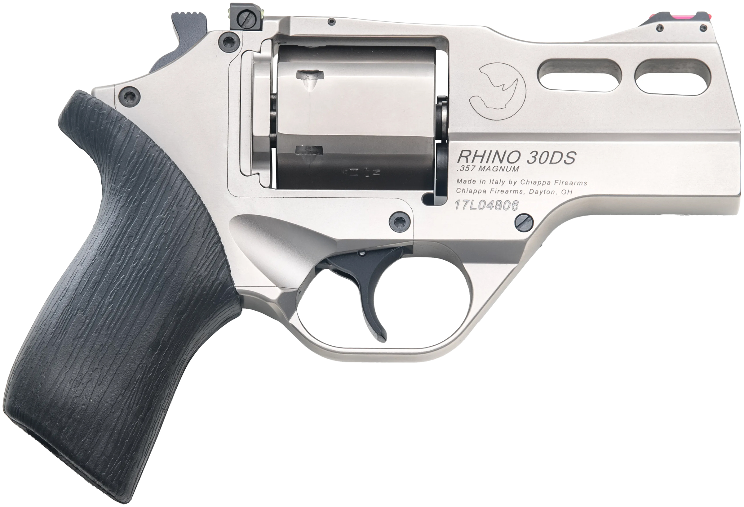 CHIAPPA RHINO 30SAR 3 357MAG NKL RUBBER GRIP