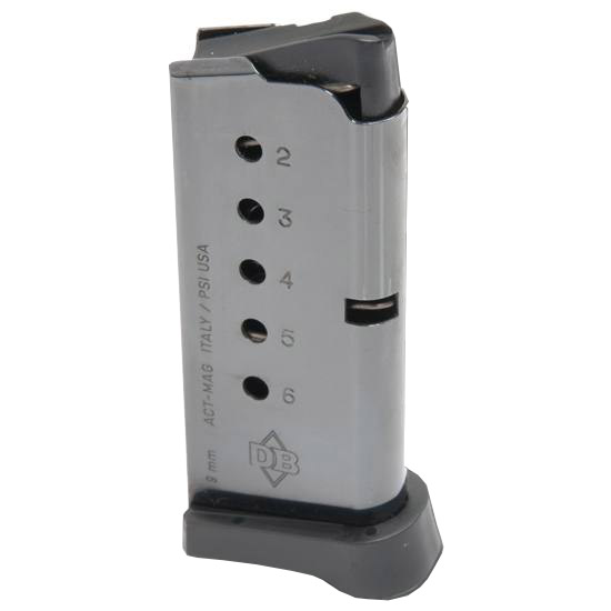 DBF MAG DB9 9MM FLAT BASE 6RD