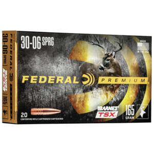 FED PREMIUM 30-06 165GR BARNES TSX 20/10