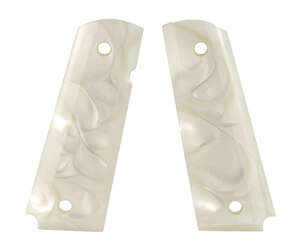 HOGUE GRIP 1911 GOVT PEARL AMBI WHT