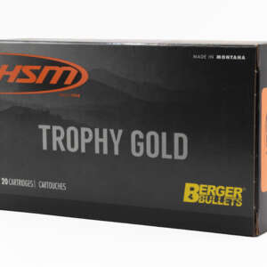 HSM TROPHY GOLD 7MM PRC 168GR VLD 20/20