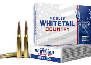 NOS WHITETAIL COUNTRY 270WIN 130GR SB SP 20/10