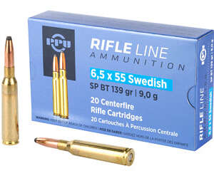 PPU 6.5X55 SWEDISH SP 139GR 20/200