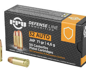 PPU 32ACP JHP 71GR 50/1000
